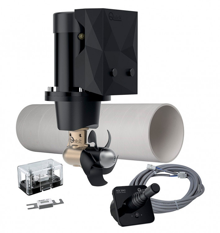 Комплект подруливающего устройства, 2,2 кВт, 40 кгс, 12 В, 140 мм, арт. 10268862,          Quick 