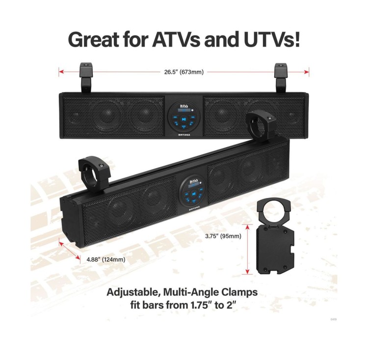 Акустическая панель на таргу BRT26A, BOSS, арт. BRT26A,          Boss Audio 