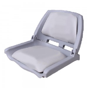 Кресло складное пластиковое с мягкими накладками, белый, SK75109W-ts