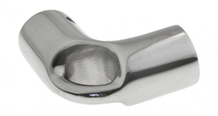 Колено леера 1" (25,4 мм), 90 град с петлей, арт. 66192_Kof,          Kofuku 