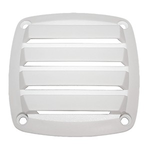 Вентиляционная решетка, белый пластик, 86mm(L) x 86mm(W) x 15mm(H)