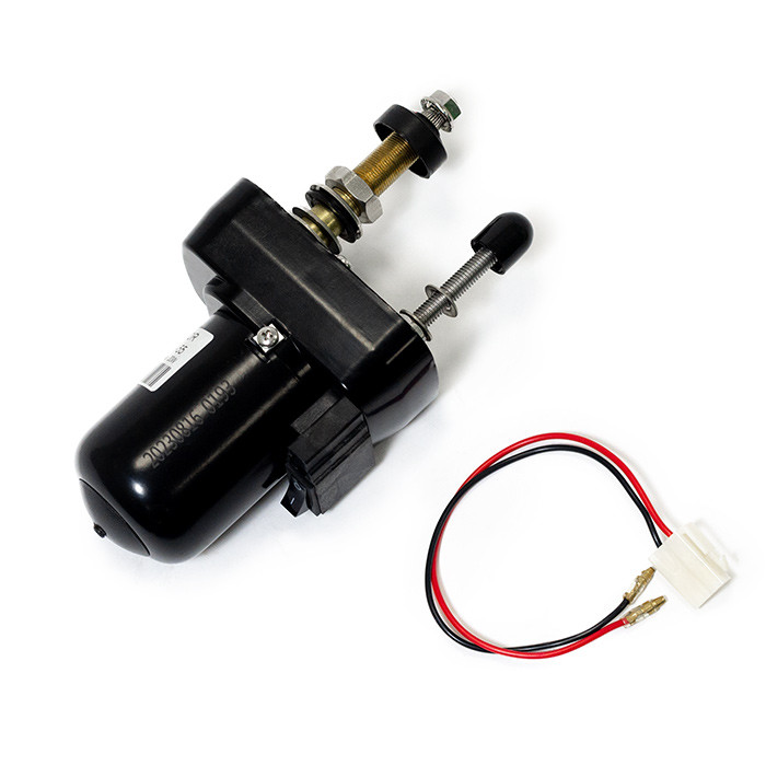 Электропривод стеклоочистителя W.E, длина резьбы 55 мм, посадка М8-10, 90°, 12В, арт. WEM1230BG 55,          W.E 