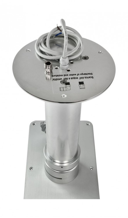 Стойка столешницы электрическая 1 ступень 465-715 мм, основание 250 мм, арт. 12197_G_12,          Barka 