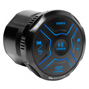Магнитола кругл. Boss Audio USB/AUX/Bluetooth (2х60W) без дисплея, MGR150B-al 
