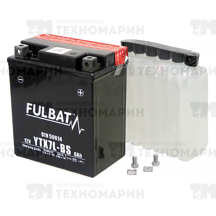 Аккумулятор FTX7L-BS (YTX7L-BS), арт. FTX7L-BS,          FULBAT 