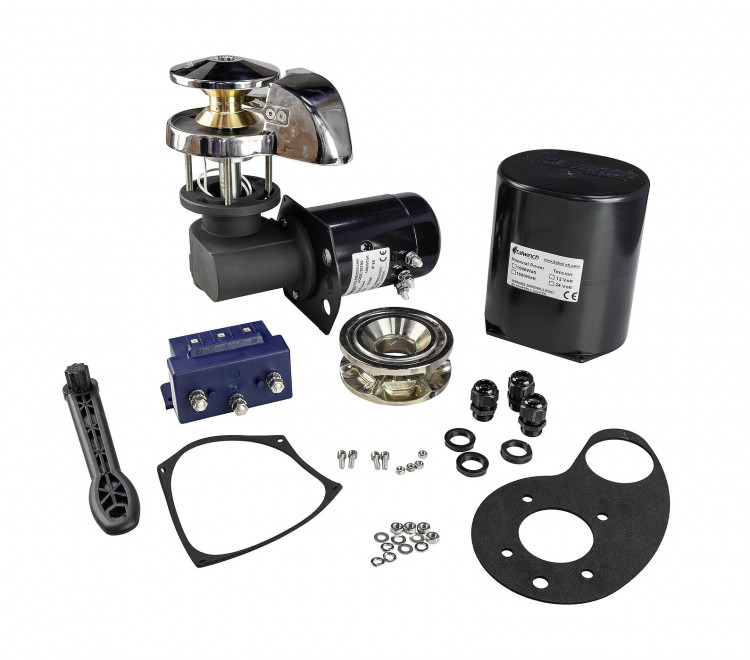 Лебедка якорная Italwinch SMART PLUS, 1000Вт, 12 В, цепь 8мм, арт. SS_1012_08L,          Italwinch 