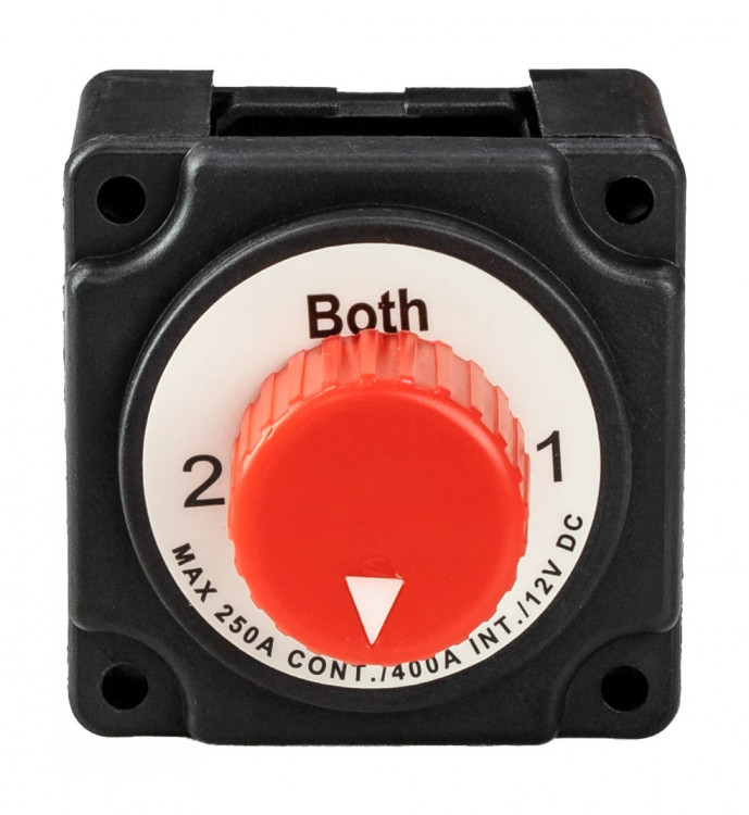 Выключатель массы "OFF-1-BOTH-2" (2 АКБ) 250А, арт. 10192,          AAA 