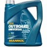 Масло минеральное  2-такт MANNOL Outboard Universal ( 4л), 7208-4      