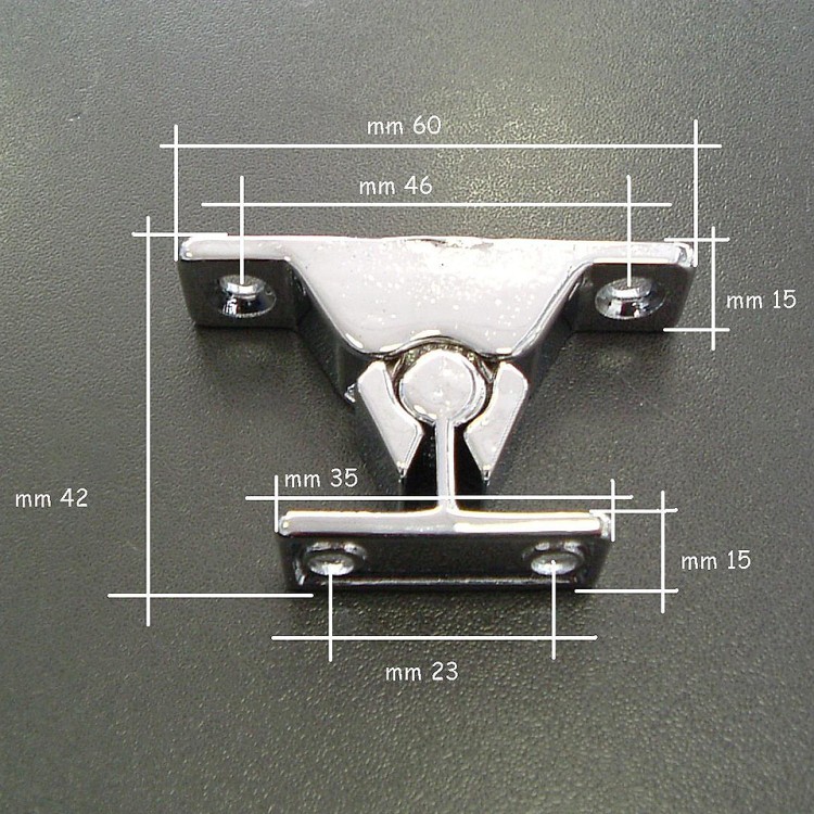 Держатель двери, хром. латунь, арт. 10255363,          Osculati 