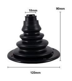 Уплотнитель для тросов управления черный, D120 мм, Marine Rocket, арт. P.M2111-120x90_MR,          Marine Rocket 