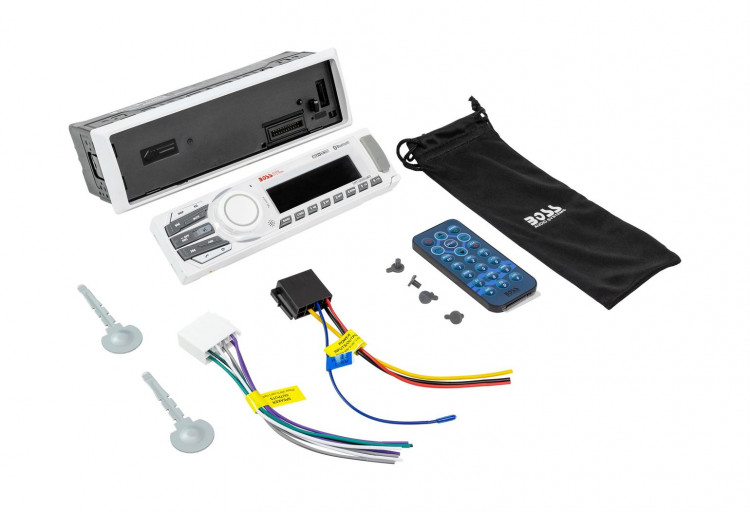 Морская магнитола 1DIN BOSS MR1308UAB, арт. MR1308UAB,          Boss Audio 
