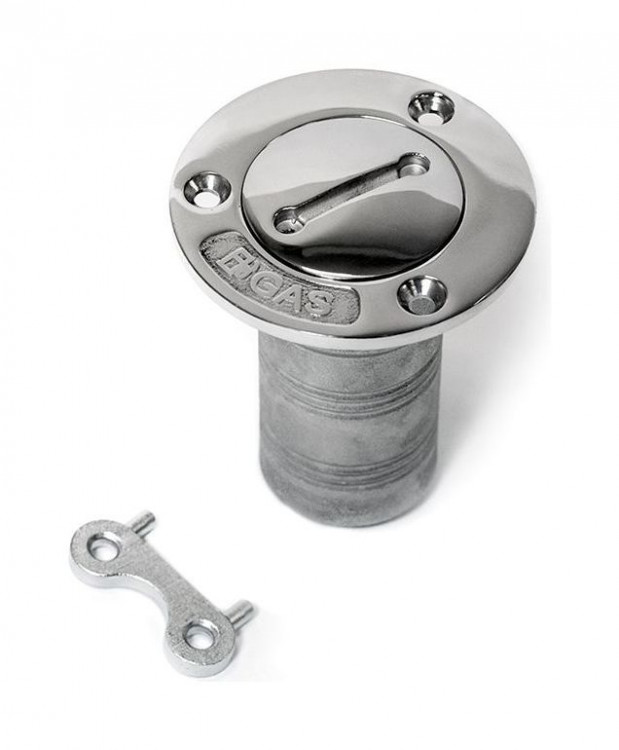 Горловина заливная для бензина 38 мм, ключ, арт. 4660151372577,          MARINE ROCKET 