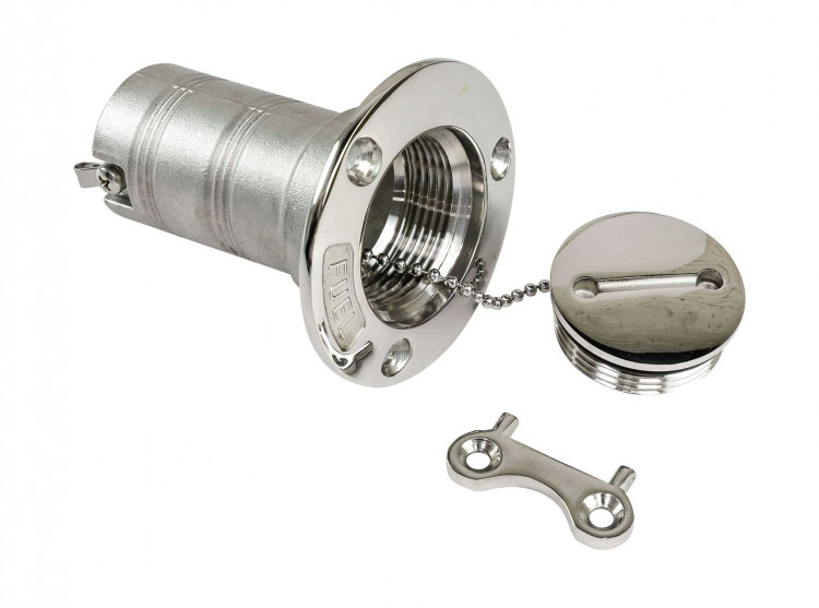 Горловина заливная для бензина 38 мм, ключ, арт. 4660151372577,          MARINE ROCKET 