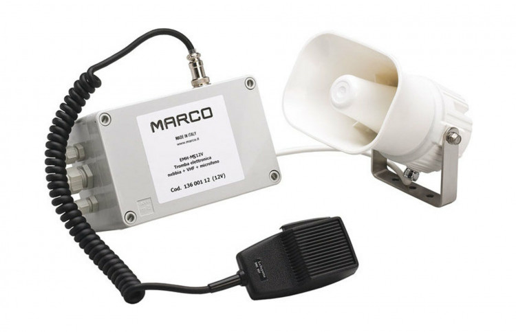 Громкоговоритель с туманным горном и сиреной, 12 В, арт. 13600212,          Marco  Громкоговоритель с туманным горном и сиреной, 12 В, арт. 13600212,          Marco