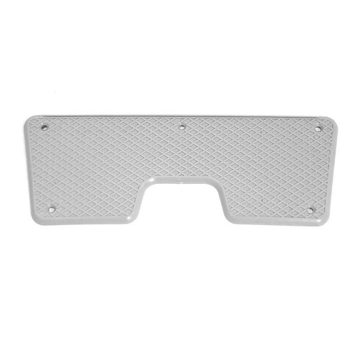 Накладка на транец 223x84 мм, серый пластик, арт. 570195,          Ceredi 