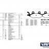 Тормозные колодки  HS135 RM, BRP, ATV-china, YAMAHA, KAWASAKI, SUZUKI, STELS / Rival   