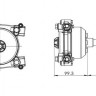 Редуктор рулевой ZTS с тросом 12 футов (3,66 м) (упаковка из 4 шт.) 