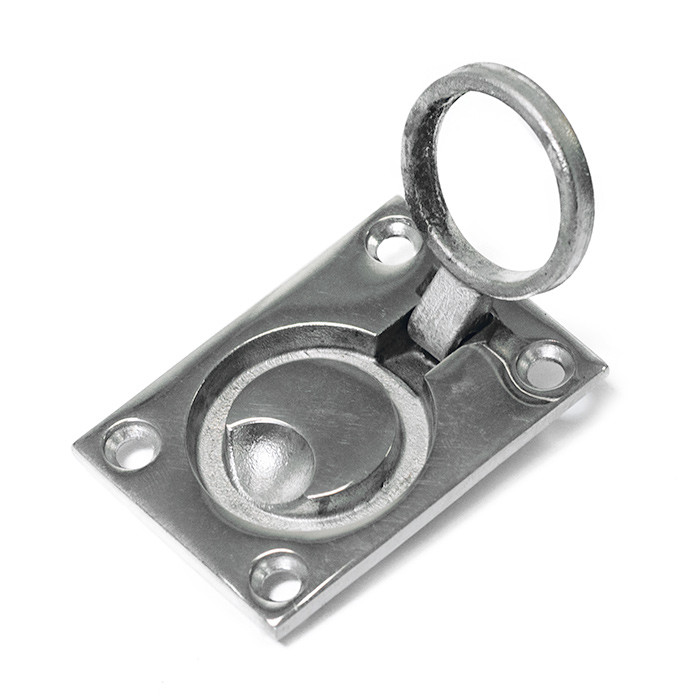 Ручка потайная SUNFINE 63х44.5мм, нержавеющая сталь, арт. SF31107,          SUNFINE MARINE 