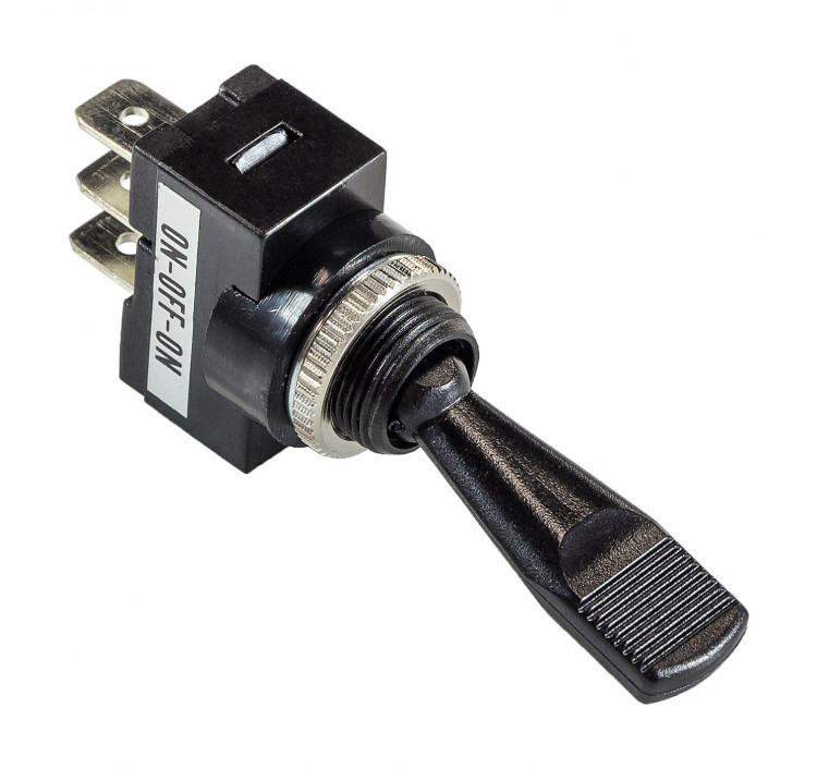 Тумблер трехпозиционный ON-OFF-ON 12В/15А 3P, арт. 30162tumbler,          Youthful  Тумблер трехпозиционный ON-OFF-ON 12В/15А 3P, арт. 30162tumbler,          Youthful