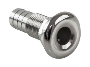 Шпигат нержавеющий под шланг 15мм (3/8"), Marine Rocket