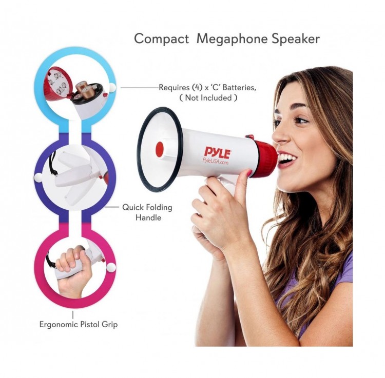 Мегафон PYLE PMP20, арт. PMP20,          PYLE  Мегафон PYLE PMP20, арт. PMP20,          PYLE