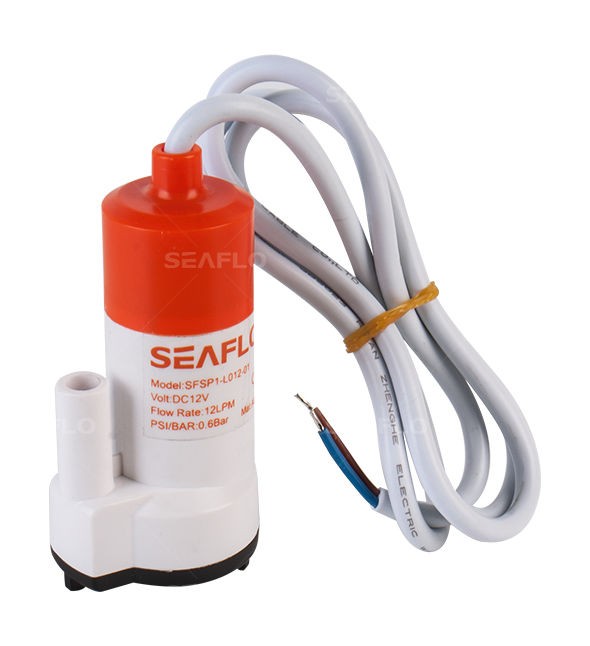 Помпа водоподающая для умывальника, 12 В, 12LPM (12 л/мин), SeaFlo, арт. SFSP1L01201,          SeaFlo 