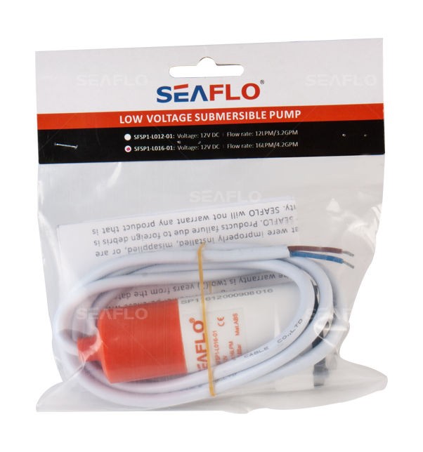 Помпа водоподающая для умывальника, 12 В, 12LPM (12 л/мин), SeaFlo, арт. SFSP1L01201,          SeaFlo 