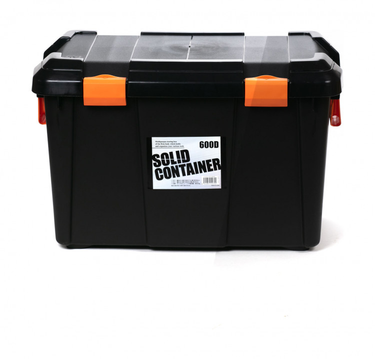 Экспедиционный ящик IRIS SOLID CONTAINER 600D чёрный, 45 л, арт. 4522831144792,          Iris Ohyama 