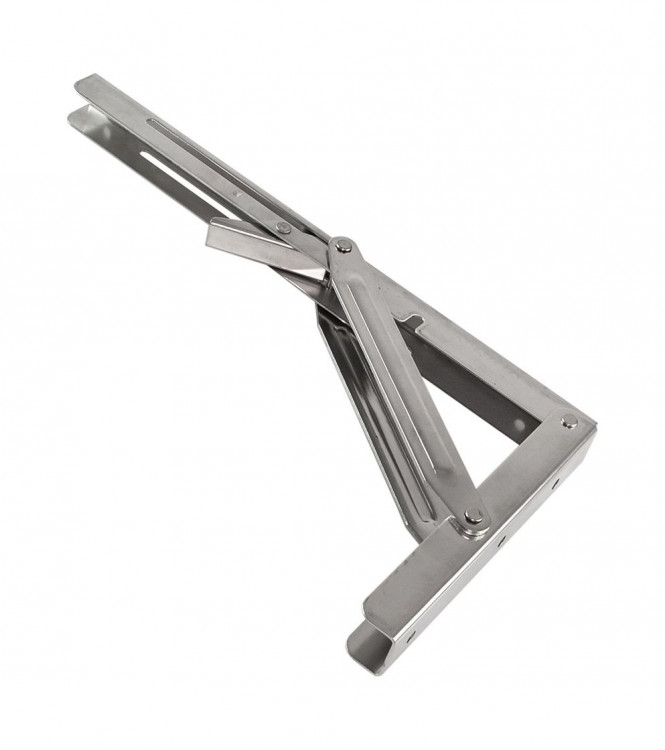 Крепление столешницы складывающееся, нагрузка 100 кг, арт. MR020S,          MARINE ROCKET 