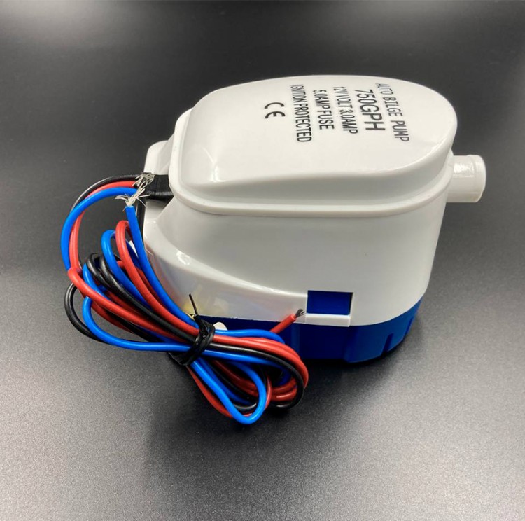 Помпа осушительная автоматическая с поплавком 750GPH (12V) (2838,75 л/ч)  (PREMARINE), арт. 750GP,          PREMARINE 