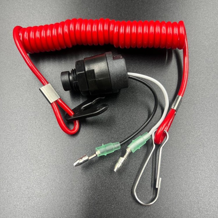 Кнопка аварийной остановки двигателя Yamaha 9.9-250, F4-350 (без чеки) (PREMARINE), арт. 688-82575-01-K,          POWEROB 