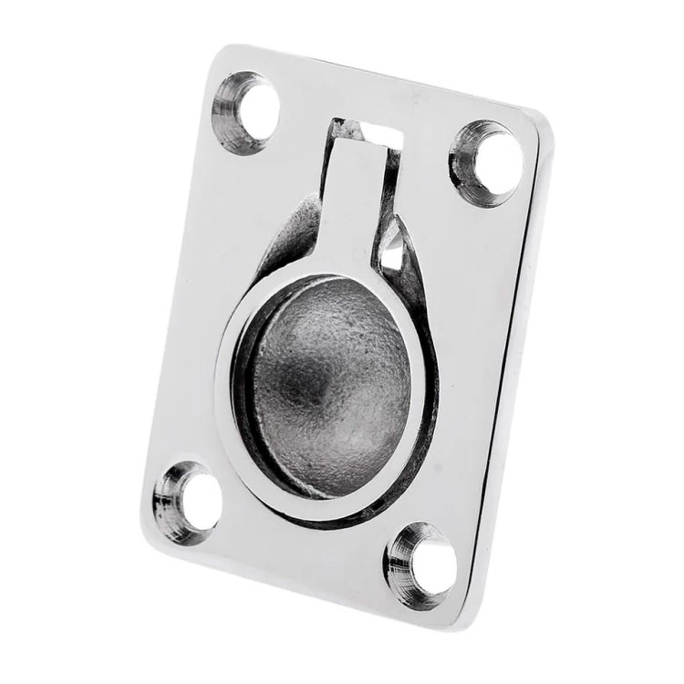 Ручка врезная утапливаемая 38х34 мм, арт. 10245138,          Мореман 