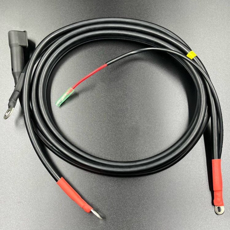 Силовой кабель на электростартер Yamaha 40-50 (PWB), арт. 63D-82105-J1-K,          POWEROB 