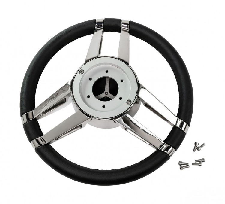 Рулевое колесо Isotta POLARIS 350 мм, арт. 1117-5-NM-ST,          Isotta  Рулевое колесо Isotta POLARIS 350 мм, арт. 1117-5-NM-ST,          Isotta