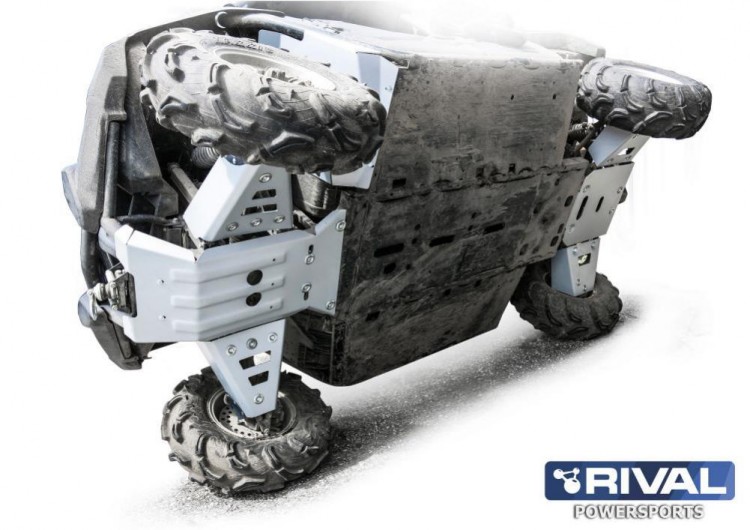 Комплект AL защиты днища Yamaha Viking 700 (2013-), арт. 444.7112.2-riv,          Rival 