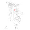 Прокладка корпуса глушителя Yamaha F30-F50 6BG-41134 62Y-41134 (Yamaha) (RAC), арт. 6BG-41134 62Y-41134,          Nano Protech 