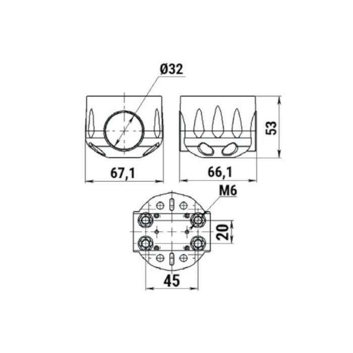 Хомут универсальный на трубу 22, 25, 32 мм (мод.2), арт. 040574T,          Техномарин 