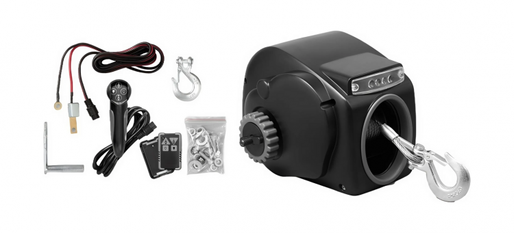 Лебедка электрическая autoTRAC LiteCruiser, на прицеп, 3500lbs (трос), арт. NS10LTTR35cable,          AutoTRAC  Лебедка электрическая autoTRAC LiteCruiser, на прицеп, 3500lbs (трос), арт. NS10LTTR35cable,          AutoTRAC