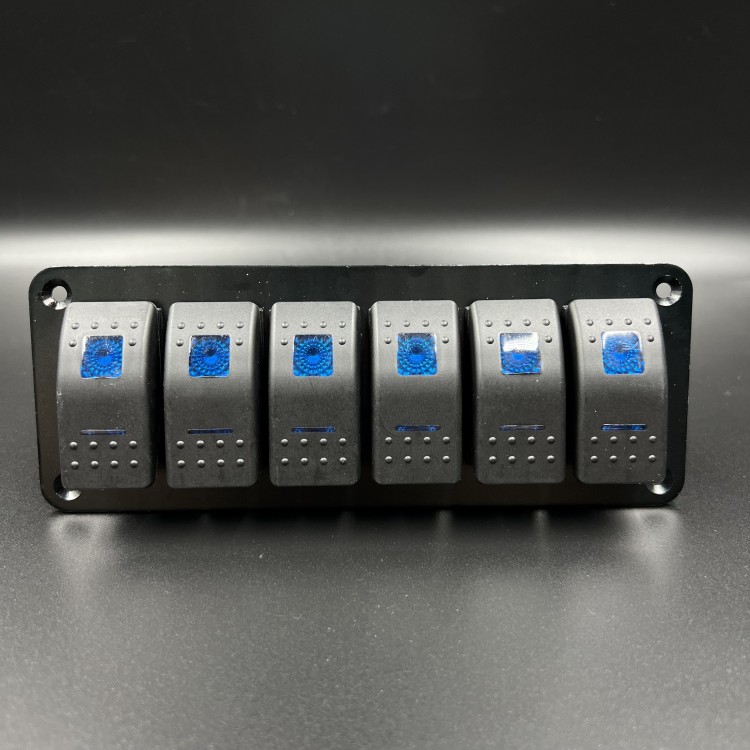 Панель управления (6 тумблеров вкл/выкл)(PREMARINE), арт. панель(6)-K,          PREMARINE 