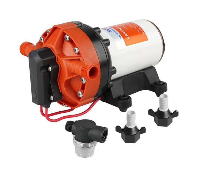 Помпа водоподающая мембранная SeaFlo, 12 В, 18.9 л/мин, 4.8 бар, 8 А, арт. SFDP105007056C,          SeaFlo 