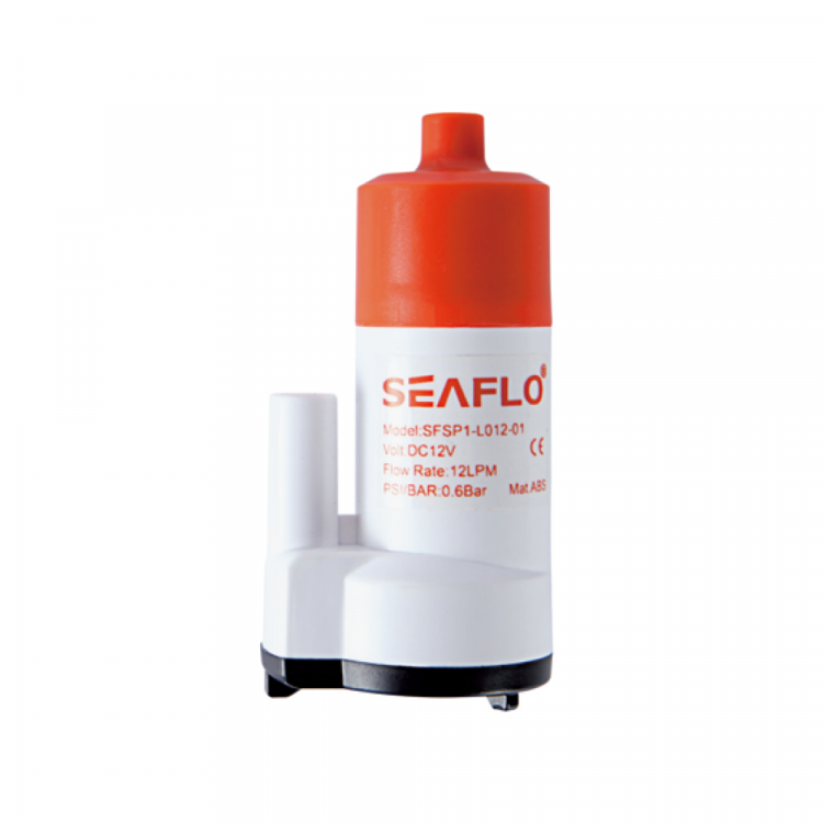 Помпа водооткачивающая SeaFlo погружная, 12V 16 л/мин, арт. SFSP1-L016-01-ts,          SeaFlo 