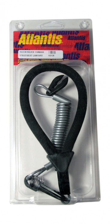 Чека для вм Yamaha с плавающим ремешком, серебристо-черная, арт. A8136,          Atlantis  Чека для вм Yamaha с плавающим ремешком, серебристо-черная, арт. A8136,          Atlantis