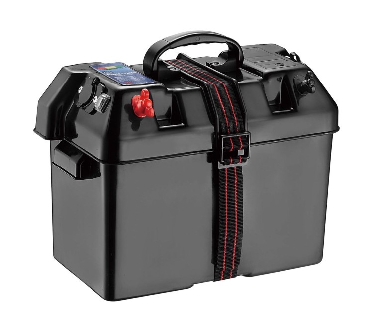 Ящик для АКБ 343х194х229 мм c USB зарядкой, арт. C11517,          Easterner 
