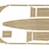 Комплект палубного покрытия для Феникс 600HT, тик классический, с обкладкой, Marine Rocket 