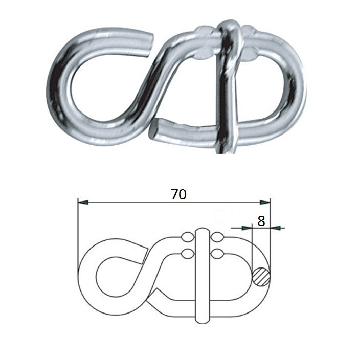 Связка троса 7х70 мм, арт. 1716-0606,          CIM 