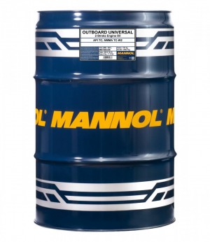 Масло минеральное  2-такт MANNOL Outboard Universal ( 208л), 7208-DR        
