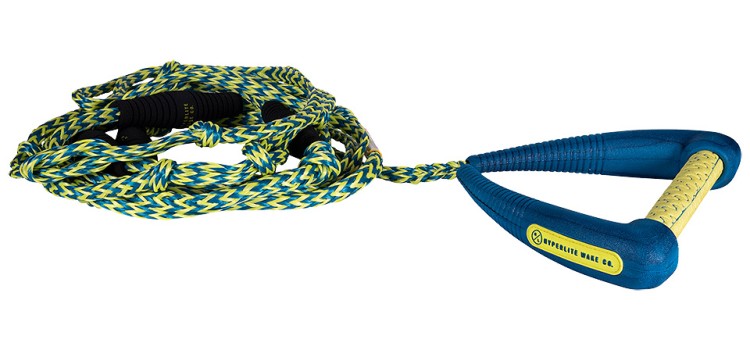 25 Pro Surf Rope w/Handle Blue/Ylw, арт. 10268345,          Hyperlite 