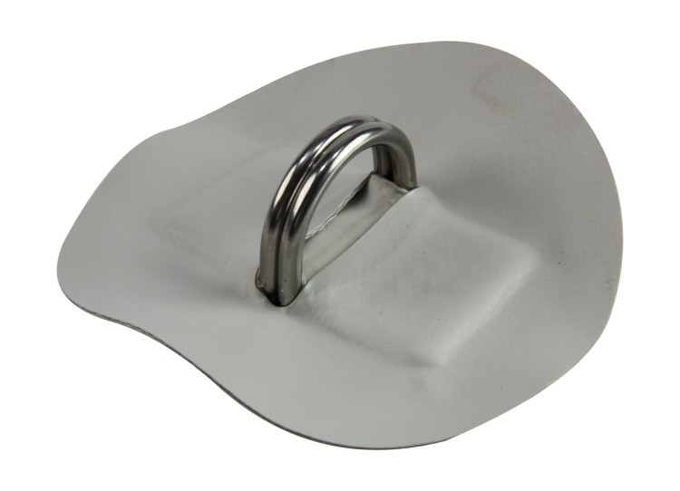 Кольцо D-образное двойное, малое, с серой накладкой, арт. SSCL00045006-1,          Sun Selection 