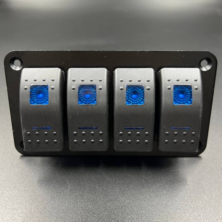 Панель управления (4 тумблера вкл/выкл)(PREMARINE), арт. панель(4)-K,          PREMARINE 