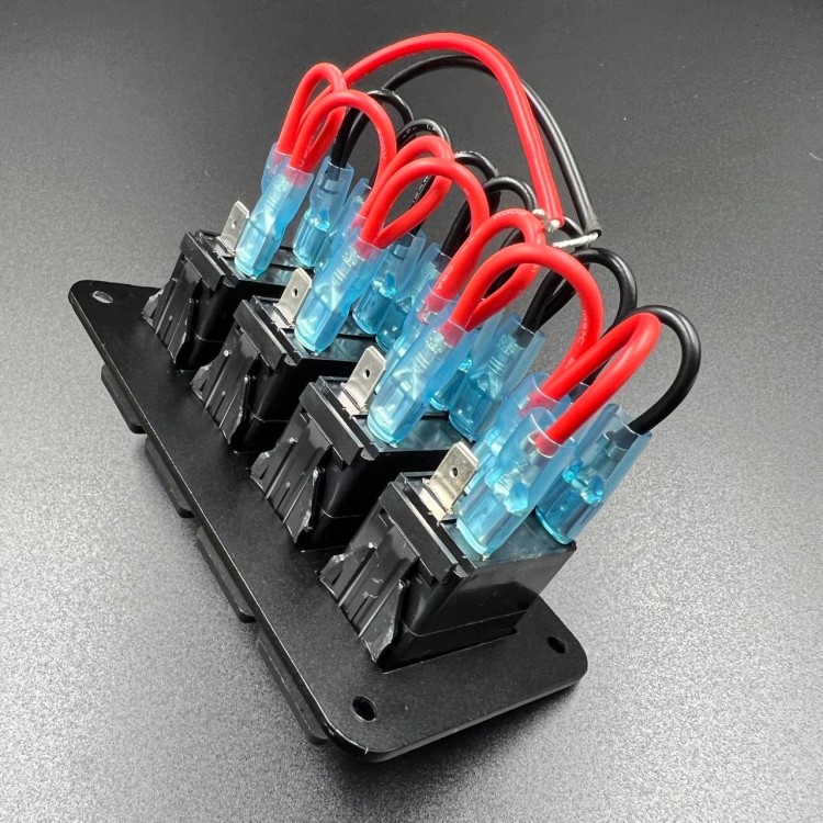 Панель управления (4 тумблера вкл/выкл)(PREMARINE), арт. панель(4)-K,          PREMARINE 